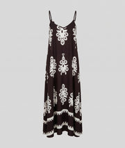 Robe Marla choco/blanc face — marque Carnaby