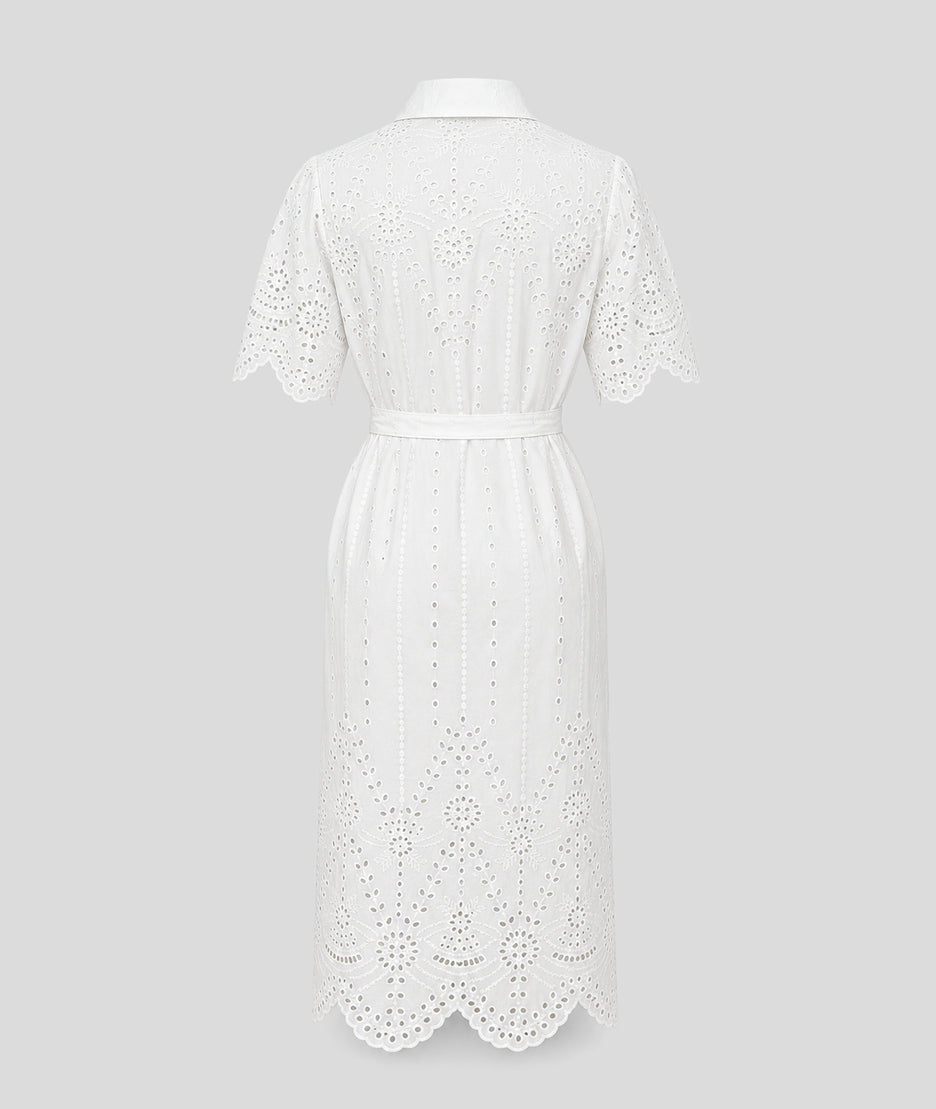Robe Sanna blanche dos — marque Carnaby