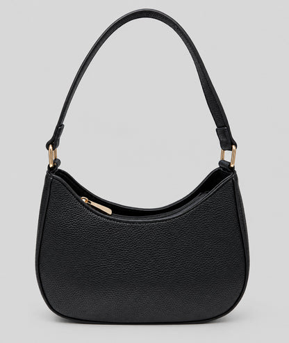 Sac porté épaule Fara noir avec bandoulière