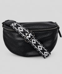 Sac banane Gallia avec bandoulière - noir