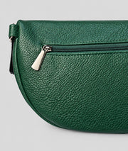 Sac banane Gallia vert avec bandoulière à motifs