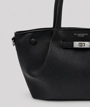 Sac cabas Palco noir avec anses et bandoulière — marque Carnaby