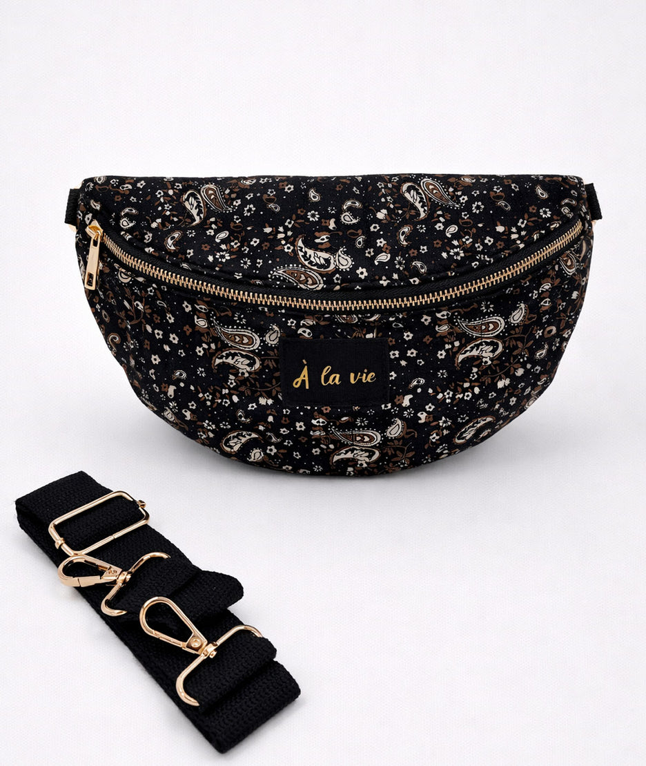 Sac à mains Vita noir face