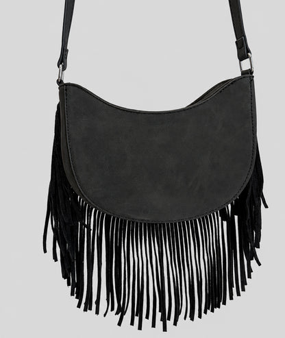 Sac Western à franges noir arrière