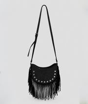 Sac Western à franges noir avec anse