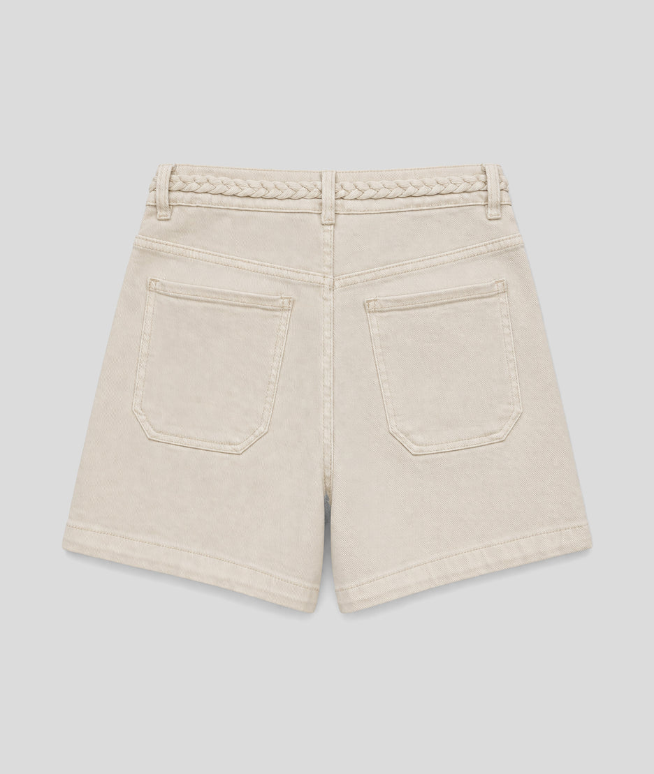 Short taille haute Ress écru dos — marque Carnaby