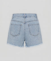 Short court Rosace jean clair dos — marque Carnaby