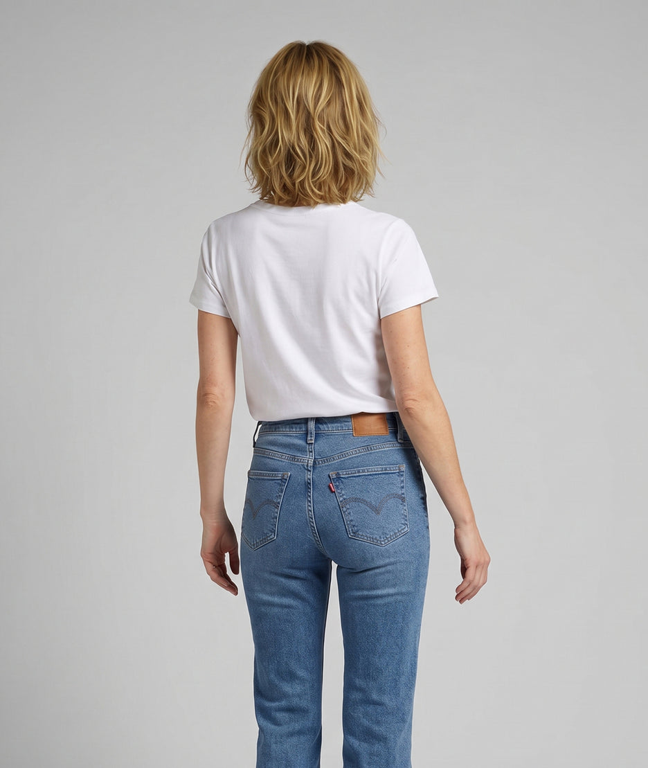 T-shirt Girls à motifs blanc dos