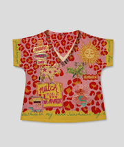 T-shirt Heaven rouge face — marque Carnaby