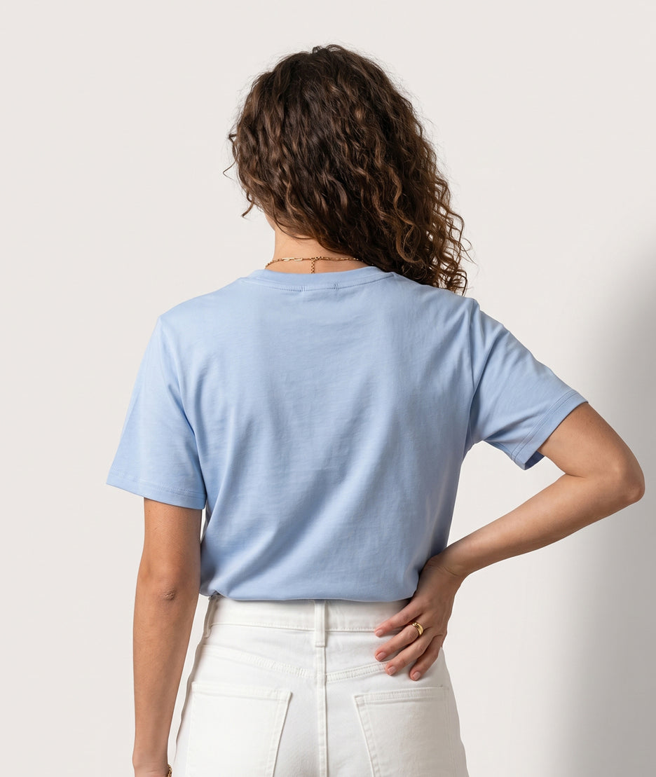 T-shirt Katty à motif cerise - ciel