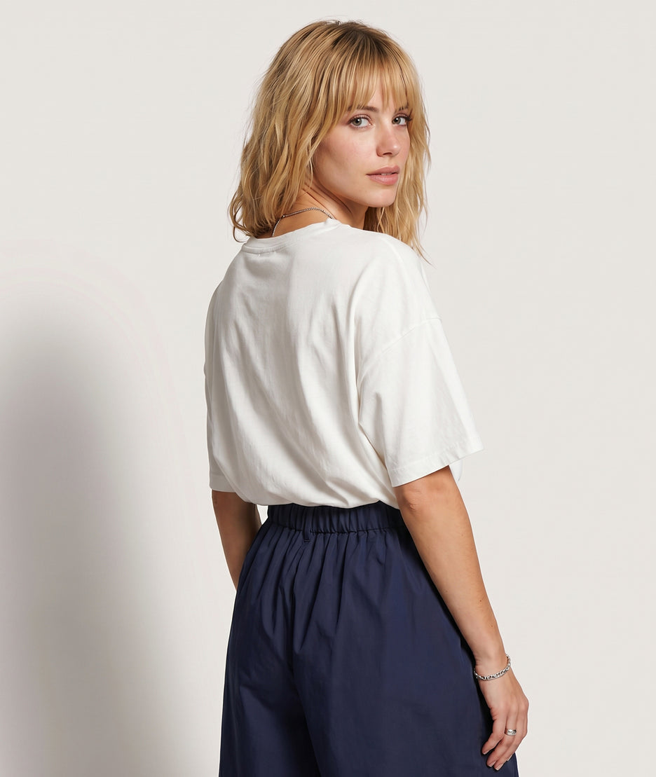 T-shirt Lina blanc dos — marque Carnaby