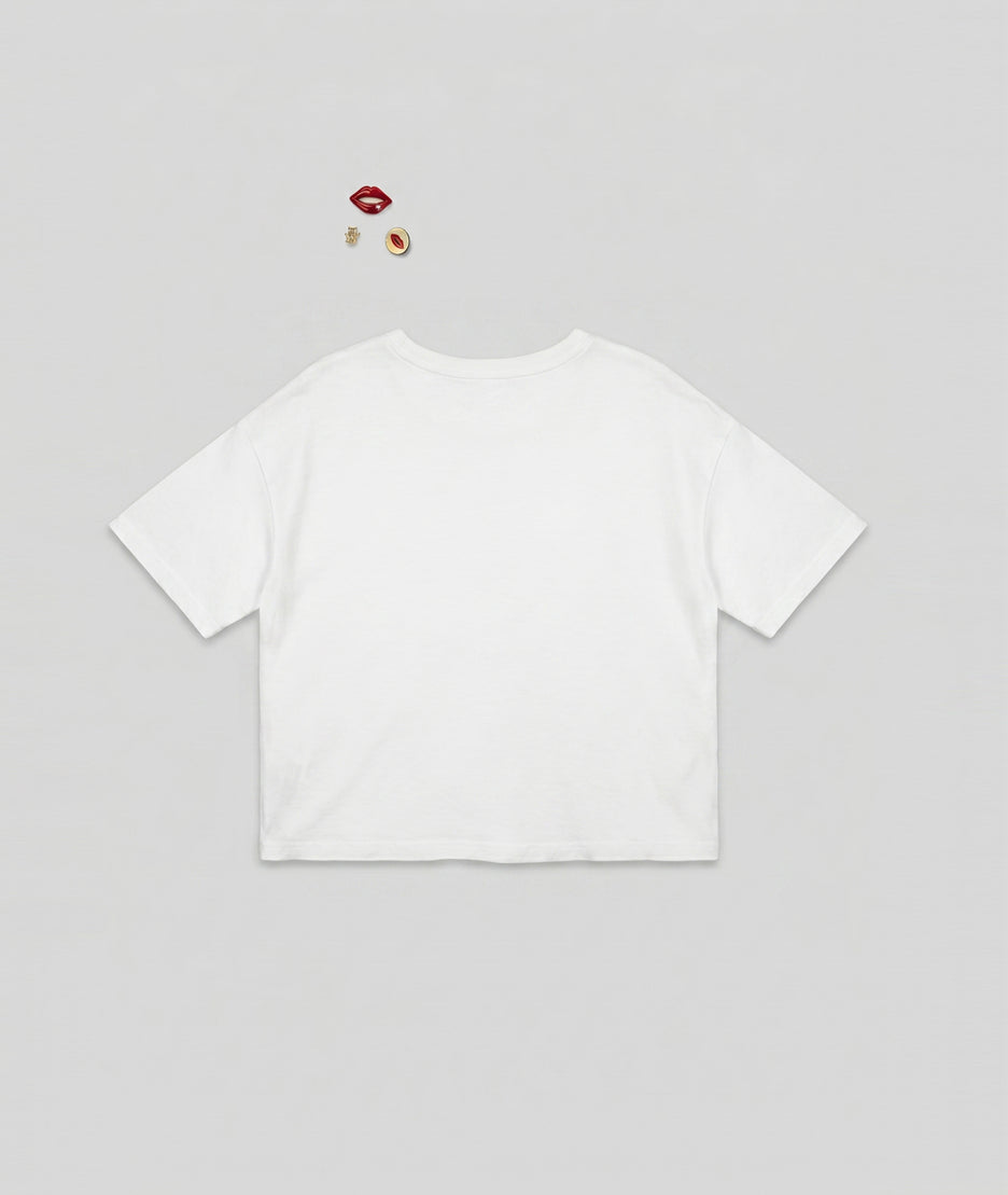 T-shirt Lina blanc dos — marque Carnaby