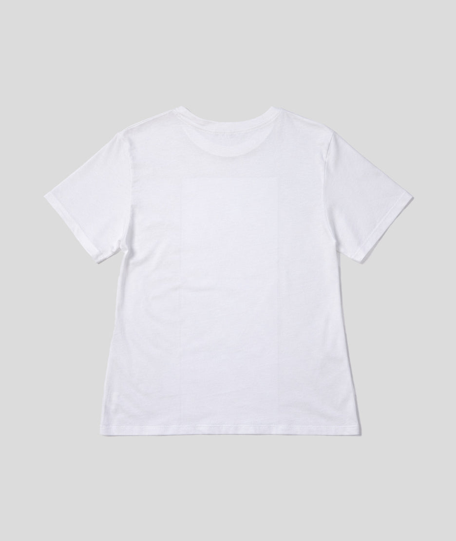 T-shirt Moda à motif femme - blanc arrière