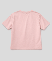 T-shirt Monday à inscription - rose