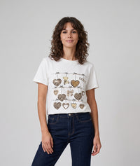 T-shirt Orso à motifs - kaki