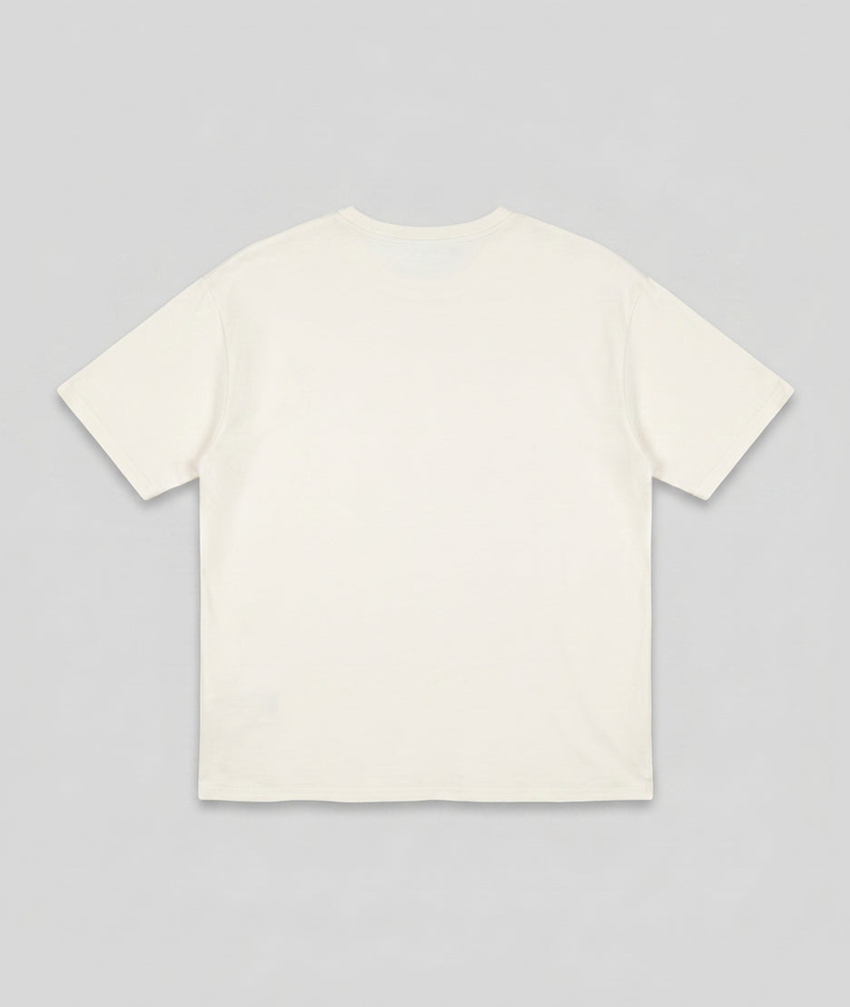 T-shirt Sardine blanc face arrière sur fond blanc - Carnaby
