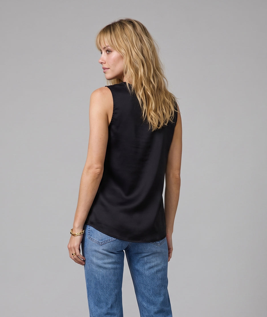 Débardeur Dina noir dos — marque Carnaby