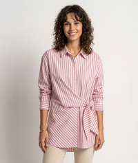 Tunique à rayures Melina - rose