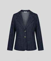 Veste blazer à rayures Cindy marine face