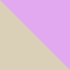 Gilet Enora bi-bolor - beige/lilas