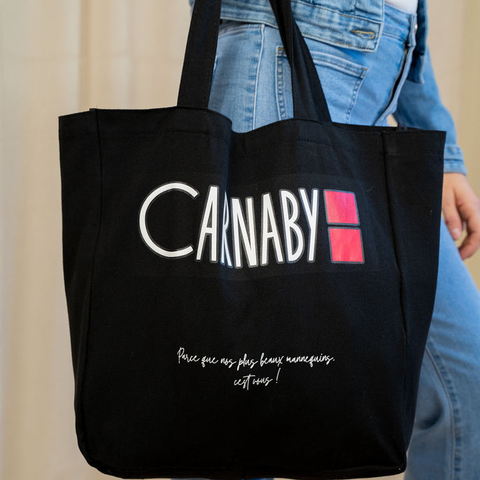 Tote Bag noir Carnaby