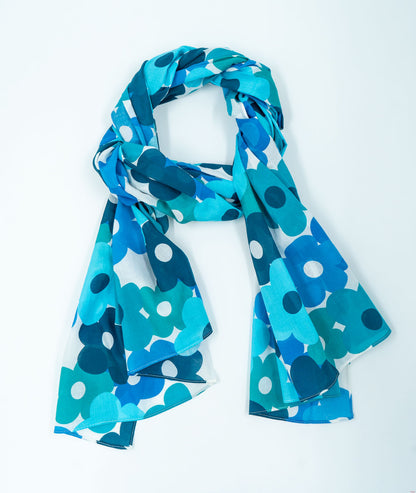 Foulard avec fleurs Magga