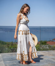 Robe longue bohème London coté