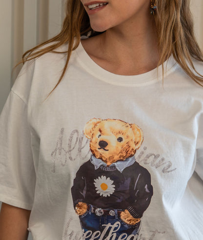 T-shirt imprimé Ourson détails