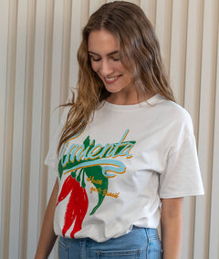 T-shirt à imprimé Piment face