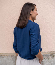 Chemise fluide Nona marine dos