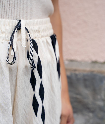 Short fluide Babi noir détails