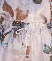 Pantalon fluide en lin Flowa détails