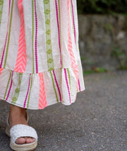 Robe longue bohème Flechie détails