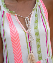 Robe longue bohème Flechie détails