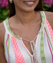 Robe longue bohème Flechie détails