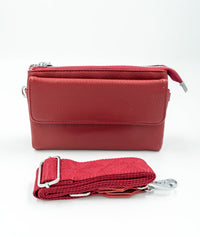 Pochette en simili cuir - noir