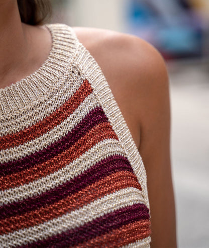 Débardeur en maille Lira détail épaule