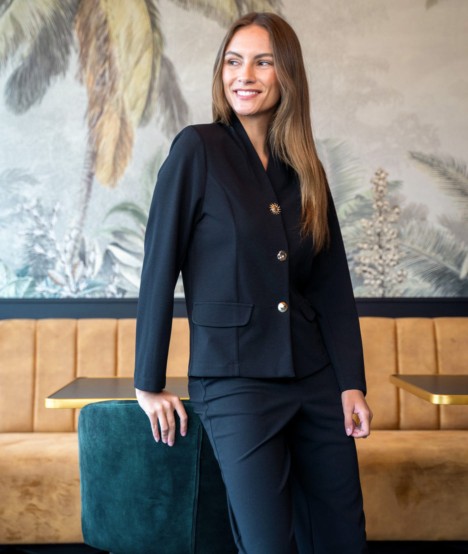 Veste blazer Louise noir face