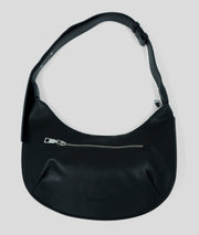Sac à mains demi-lune avec clous Clouta noir dos
