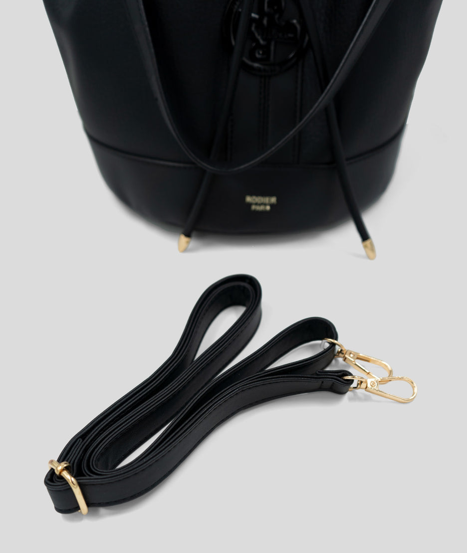 Sac sceau Opaline noir détails