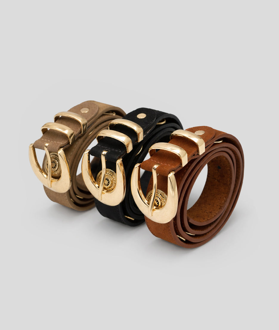 Ceinture en cuir Kita tout coloris