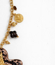 Collier pendentif étoile effet serpent Atlanta détails