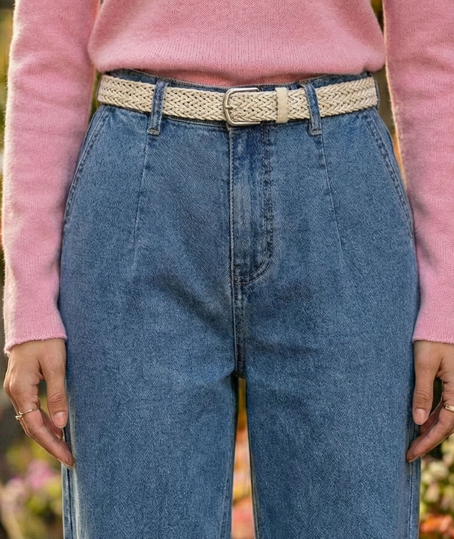 Jean large Pinca détails