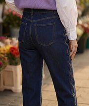 Jean brut détail vague Antonia dos