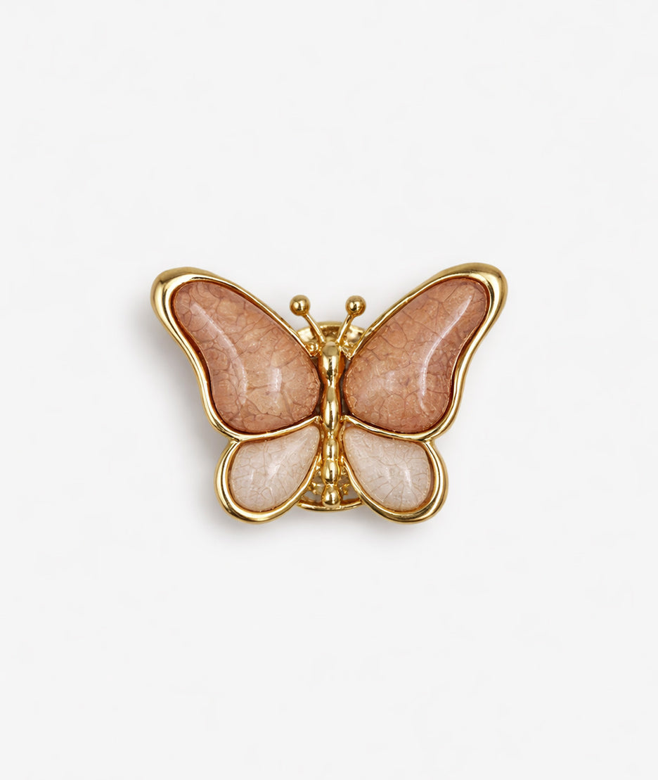 Broche papillon face