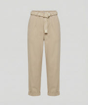 Pantalon taille élastique coupe carotte Erika avant