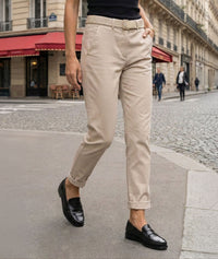 Pantalon slim 7/8ème Jackie - beige