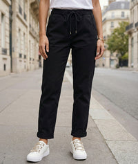 Pantalon Kaina coupe carotte - kaki