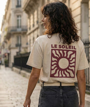 T-shirt ample motif Soleil face arrière
