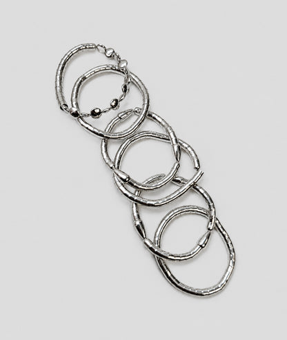 Bracelet fantaisie gris argenté - Carnaby